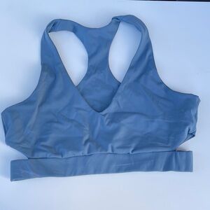 Cute booty Women's Blue Sports Bra
